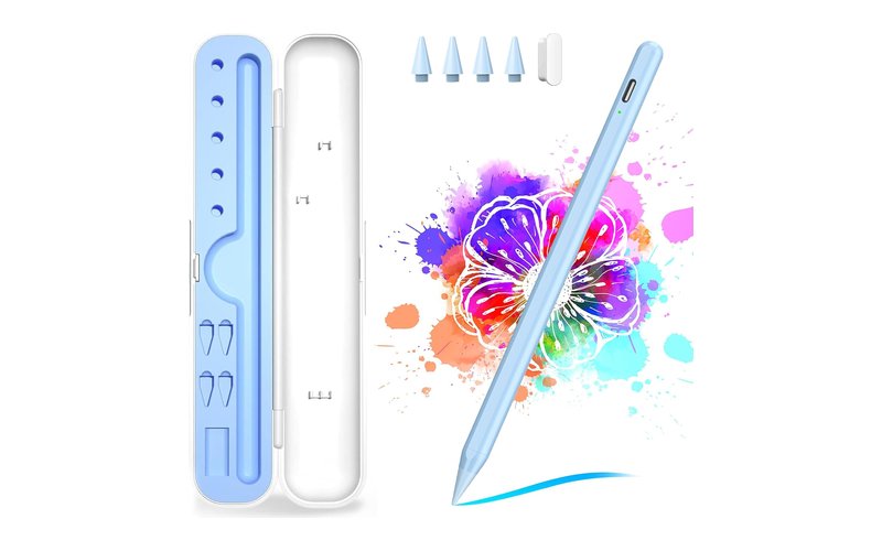 Lápiz para iPad compatible (inclinación, rechazo de palma, carga rápida)
