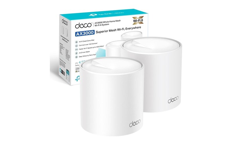 TP-Link Deco X50 · Wi-Fi 6 mesh (2 unidades)