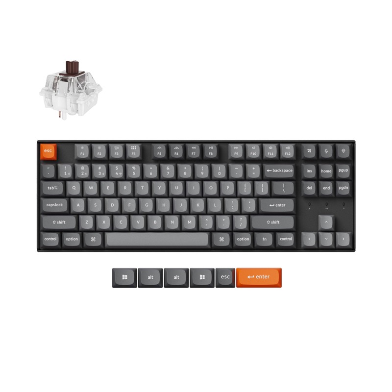 Keychron K8 Max · TKL inalámbrico con teclas Mac